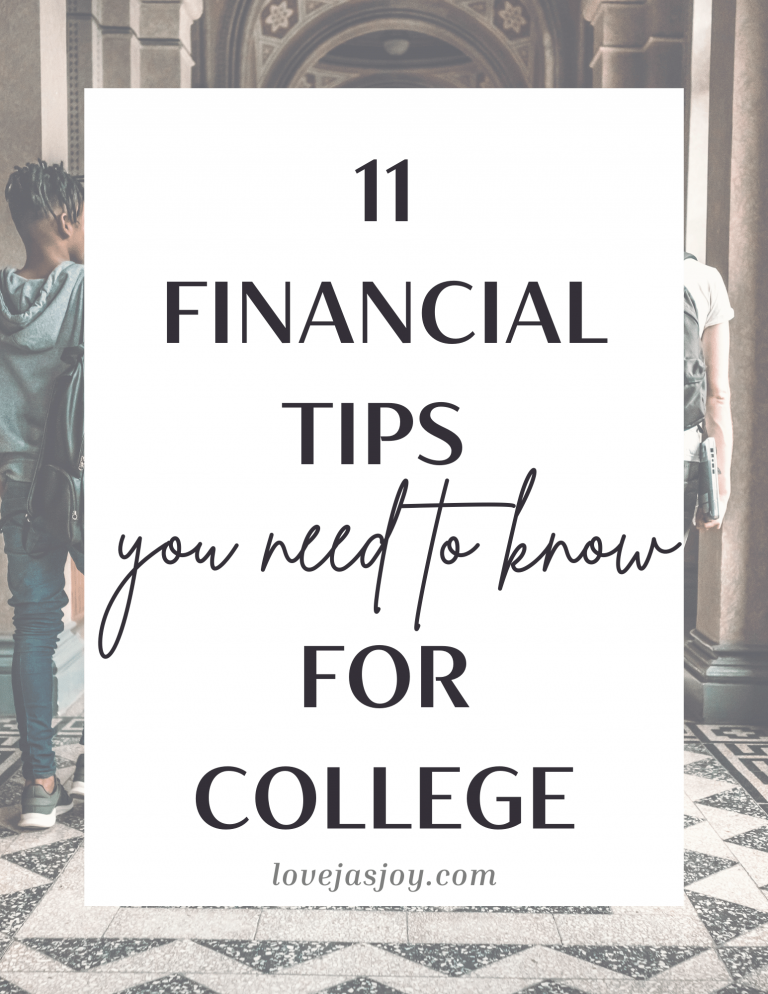 College Financial Tips