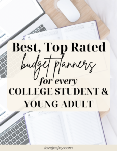Best Top Rated Budget Planners Pin