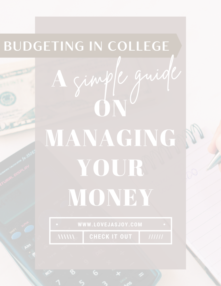 Budgeting in College