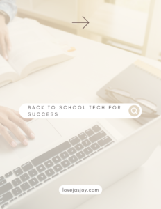 back to school tech for success