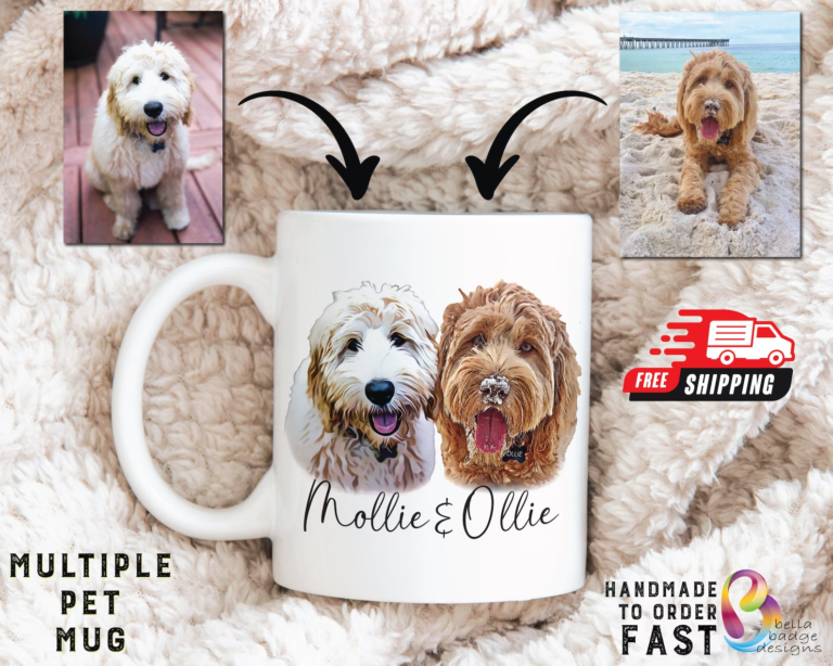 Unique Gift for Friends Who Have Everything, Personalized Pet Mug