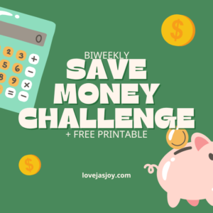 Biweekly Money Saving Challenge