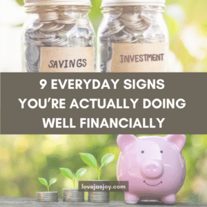 everyday signs you're doing well financially