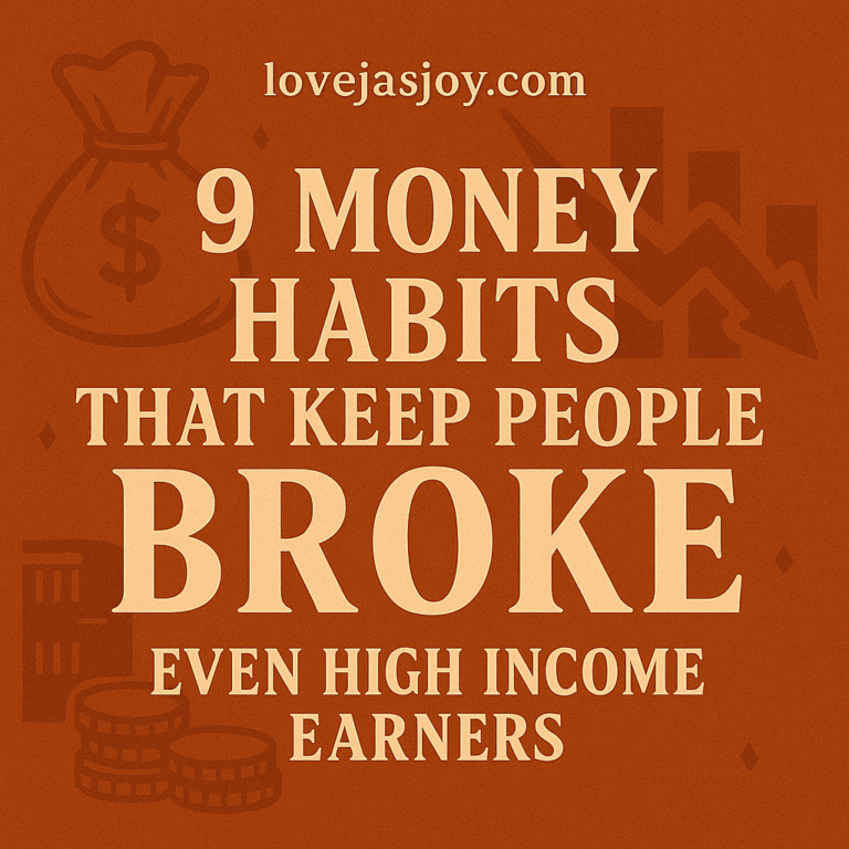 Money habits that keep people broke